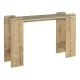Κονσόλα Mendoza  χρώμα sapphire oak - travertine 130,8x35x76,8εκ.