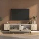 Έπιπλο τηλεόρασης Orontes  χρώμα travertine - χρυσό 180x29,6x50εκ.