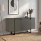 Μπουφές Orontes  χρώμα ανθρακί 160x35,2x80εκ.