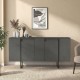 Μπουφές Orontes  χρώμα ανθρακί 160x35,2x80εκ.