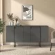 Μπουφές Orontes  χρώμα ανθρακί 160x35,2x80εκ.