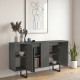 Μπουφές Orontes  χρώμα ανθρακί 160x35,2x80εκ.