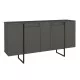 Μπουφές Orontes  χρώμα ανθρακί 160x35,2x80εκ.