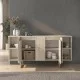 Μπουφές Orontes  χρώμα travertine - χρυσό 160x35,2x80εκ.