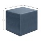 Σκαμπώ April βελούδινο χρώμα ανθρακί 40x40x40εκ. Σκαμπώ April βελούδινο χρώμα ανθρακί 40x40x40εκ.