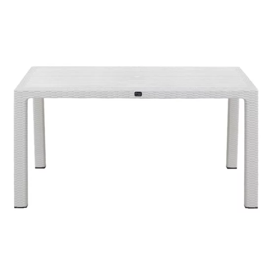 Τραπέζι πολυπροπυλενίου Kalan χρώμα λευκό 150x90x75εκ. Τραπέζι πολυπροπυλενίου Kalan χρώμα λευκό 150x90x75εκ.