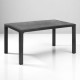 Τραπέζι πολυπροπυλενίου Kalan  χρώμα ανθρακί 150x90x75εκ.