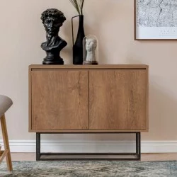 Κονσόλα - Μπουφές Amedeo  χρώμα καρυδί 90x36x72εκ.