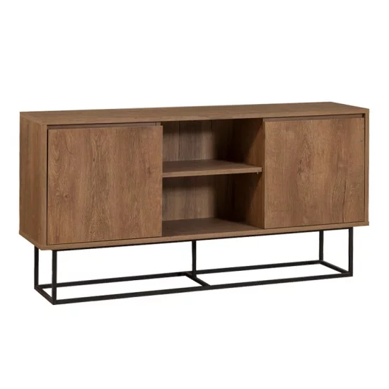 Μπουφές Amedeo  χρώμα καρυδί 140x36x72εκ.