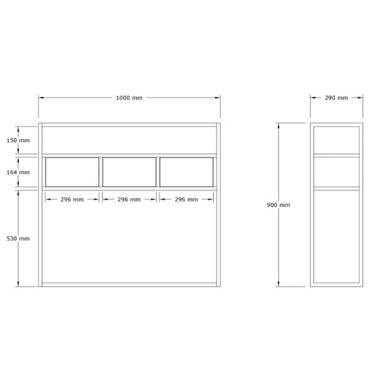 Κονσόλα Guarda  χρώμα μπεζ travertine - χρυσό 100x29x90εκ.