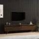 Έπιπλο τηλεόρασης Paris χρώμα καρυδί 160x25x35εκ. Έπιπλο τηλεόρασης Paris χρώμα καρυδί 160x25x35εκ.