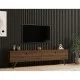 Έπιπλο τηλεόρασης Paris χρώμα καρυδί 160x25x35εκ. Έπιπλο τηλεόρασης Paris χρώμα καρυδί 160x25x35εκ.