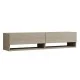 Έπιπλο τηλεόρασης επιτοίχιο Arges  χρώμα travertine 140x29,6x30εκ.