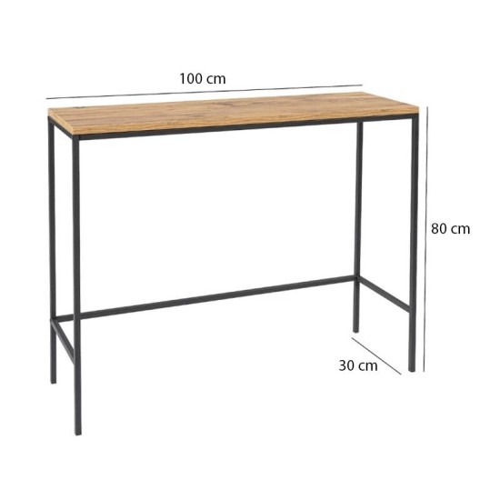 Κονσόλα Canva  χρώμα atlantic pine 100x30x80εκ.