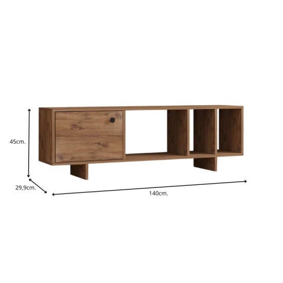 Έπιπλο τηλεόρασης Folsom  χρώμα atlantic pine 140x29,9x45εκ.