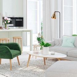 Φωτιστικό δαπέδου Balbin  E27 μεταλλικό χρώμα μαύρο - χρυσό vintage Ø30x120εκ.