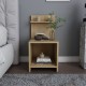 Κομοδίνο Ulman  χρώμα sapphire oak 35x37x72εκ.