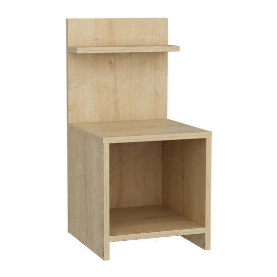 Κομοδίνο Ulman  χρώμα sapphire oak 35x37x72εκ.