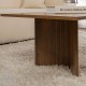 Τραπεζάκι σαλονιού Sabin χρώμα καρυδί 119x60x40εκ. Τραπεζάκι σαλονιού Sabin χρώμα καρυδί 119x60x40εκ.