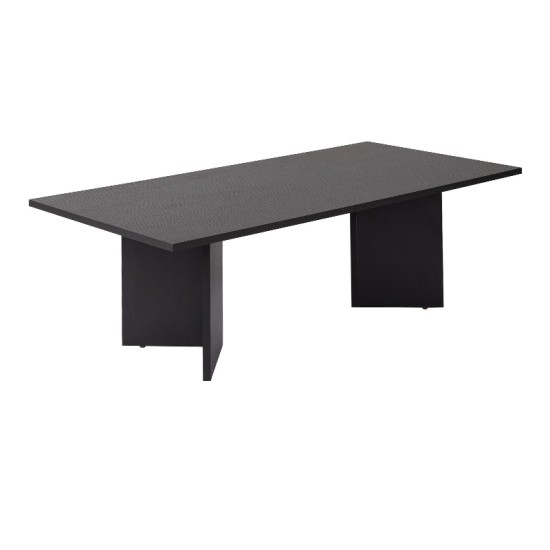 Τραπεζάκι σαλονιού Sabin  χρώμα μαύρο 119x60x40εκ.