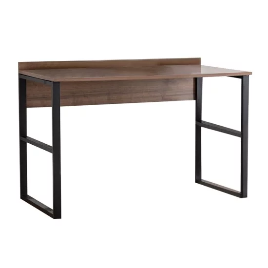 Γραφείο εργασίας Rana  χρώμα καρυδί - μαύρο 120x60x78,8εκ.