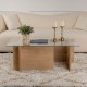 Τραπεζάκι σαλονιού Vetrino γυάλινο χρώμα honey oak 105x65x40εκ. Τραπεζάκι σαλονιού Vetrino γυάλινο χρώμα honey oak 105x65x40εκ.