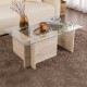 Τραπεζάκι σαλονιού Vetrino γυάλινο χρώμα travertine 105x65x40εκ. Τραπεζάκι σαλονιού Vetrino γυάλινο χρώμα travertine 105x65x40εκ.
