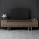 Έπιπλο τηλεόρασης Haven  χρώμα καρυδί 180x30x50εκ.