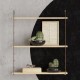 Ραφιέρα τοίχου Armoni χρώμα sapphire oak - καφέ μέταλλο 72x20x85εκ. Ραφιέρα τοίχου Armoni χρώμα sapphire oak - καφέ μέταλλο 72x20x85εκ.