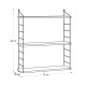 Ραφιέρα τοίχου Armoni χρώμα sapphire oak - καφέ μέταλλο 72x20x85εκ. Ραφιέρα τοίχου Armoni χρώμα sapphire oak - καφέ μέταλλο 72x20x85εκ.