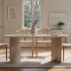 Τραπέζι Sablin  χρώμα travertine 180x89,5x75εκ.