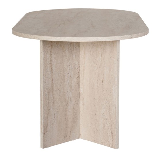 Τραπέζι Sablin  χρώμα travertine 180x89,5x75εκ.