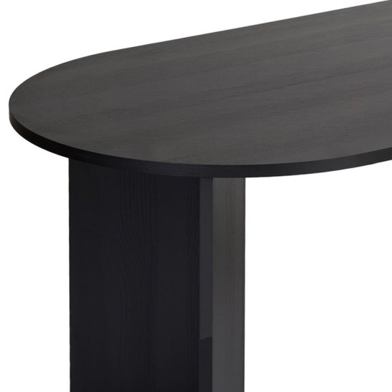 Τραπέζι Sablin  χρώμα black wood 180x89,5x75εκ.