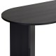 Τραπέζι Sablin  χρώμα black wood 180x89,5x75εκ.