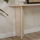 Κονσόλα Sira  χρώμα travertine 150x35x75εκ.