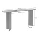 Κονσόλα Sira  χρώμα travertine 150x35x75εκ.
