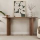 Κονσόλα Sira  χρώμα καρυδί 150x35x75εκ.