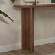 Κονσόλα Sira  χρώμα καρυδί 150x35x75εκ.