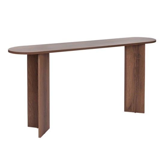 Κονσόλα Sira  χρώμα καρυδί 150x35x75εκ.