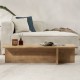Τραπεζάκι σαλονιού Harbor  χρώμα sapphire oak 120x45x30εκ.