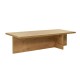 Τραπεζάκι σαλονιού Harbor  χρώμα sapphire oak 120x45x30εκ.