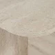 Τραπεζάκι σαλονιού Becaj  χρώμα travertine 120x60x41,4εκ.