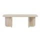 Τραπεζάκι σαλονιού Becaj  χρώμα travertine 120x60x41,4εκ.