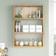 Ραφιέρα τοίχου Prena  χρώμα atlantic pine 43,2x9x60εκ.