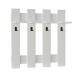 Κρεμάστρα τοίχου Carina  χρώμα λευκό 70x18x70εκ.