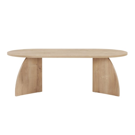 Τραπεζάκι σαλονιού Melina  χρώμα sapphire oak 120x60x40εκ.