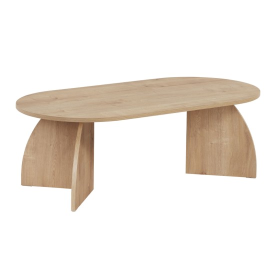 Τραπεζάκι σαλονιού Melina  χρώμα sapphire oak 120x60x40εκ.