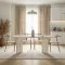 Τραπέζι Linza  χρώμα travertine 180x90x75εκ.