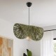 Φωτιστικό οροφής Taco  E27 γιούτα μονόφωτο χρώμα πράσινο 51x36x55εκ.