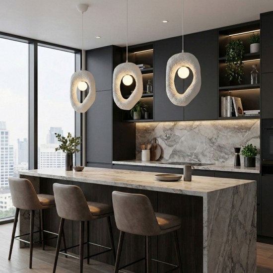 Φωτιστικό οροφής Zoga  G9 fiberglass μονόφωτο χρώμα λευκό 30x12x90εκ.